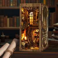 Antique book collection room