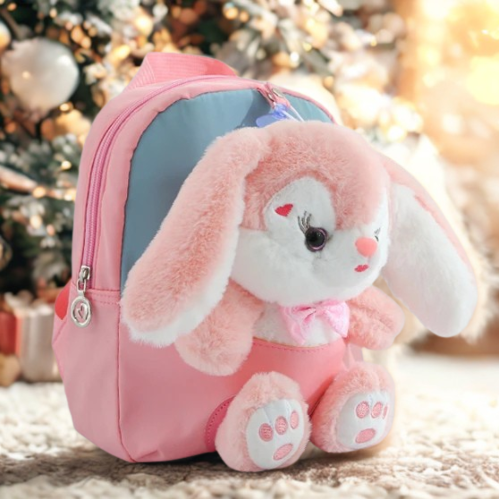 Plush Bunny Kids Backpack
