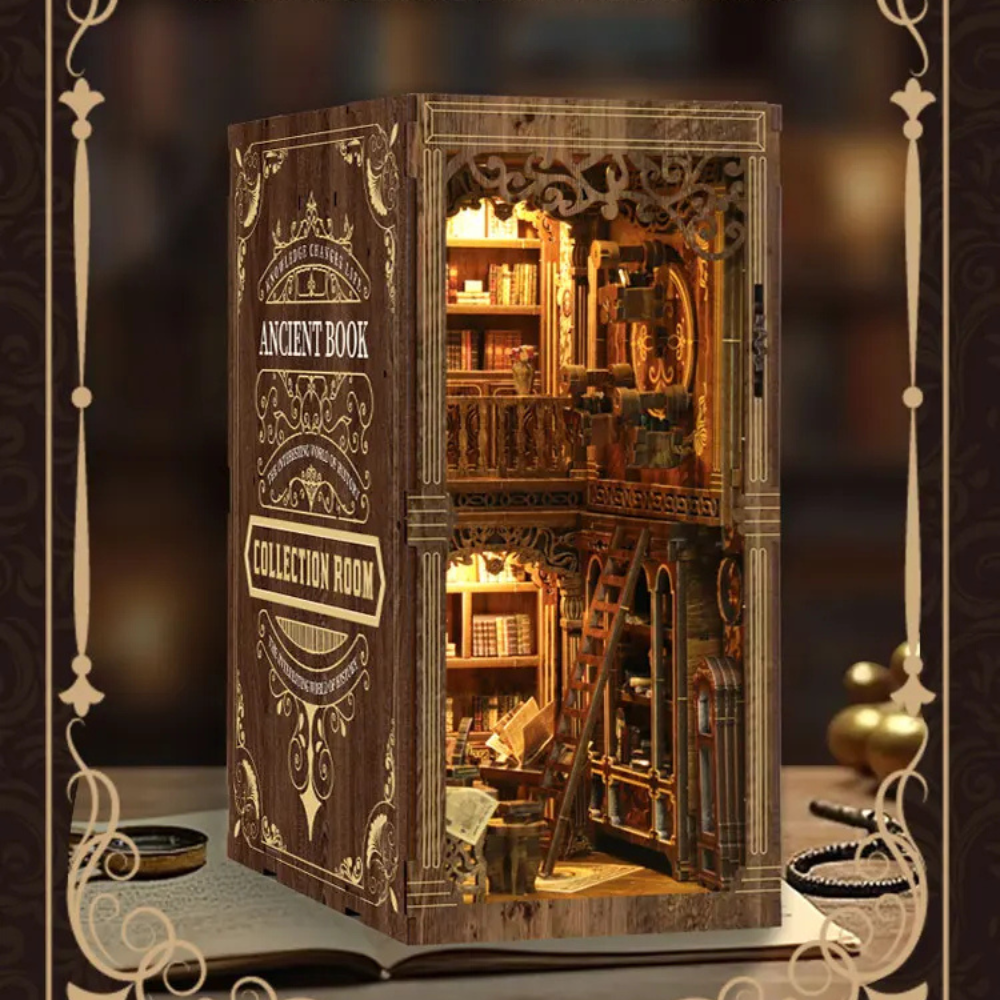 DIY Miniature Library Booknook