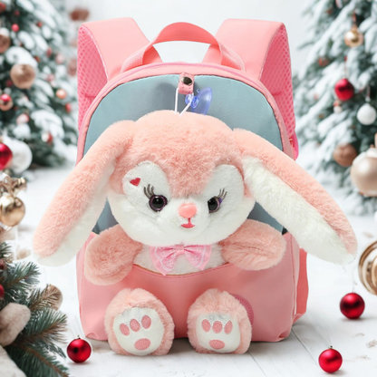 Plush Bunny Kids Backpack