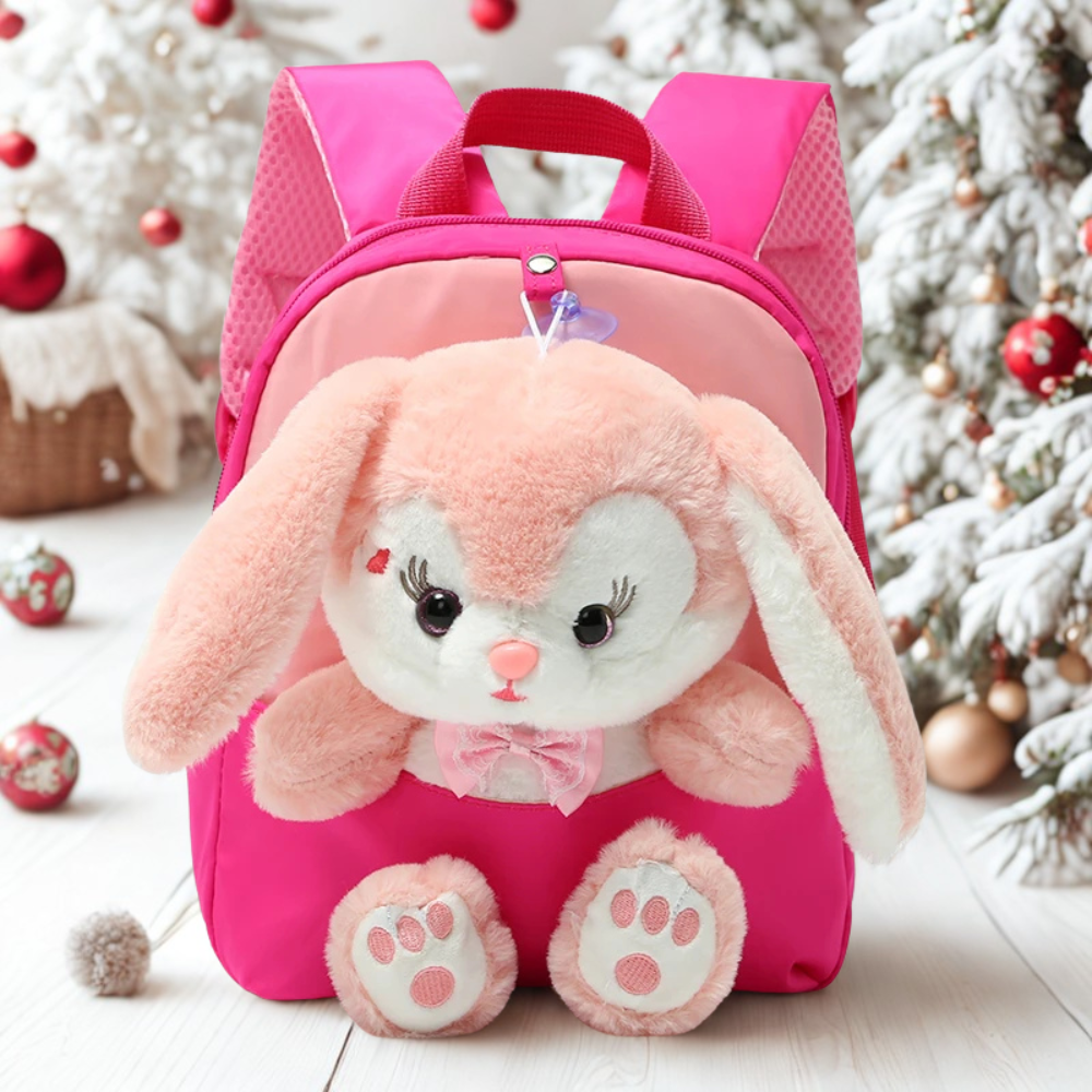 Plush Bunny Kids Backpack