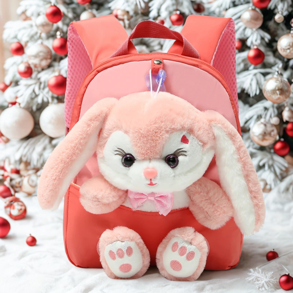 Plush Bunny Kids Backpack