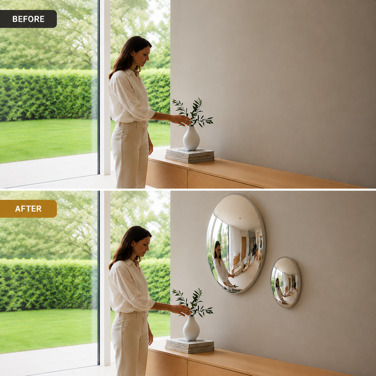 Water Drop Mirror – Modern Wall Decor