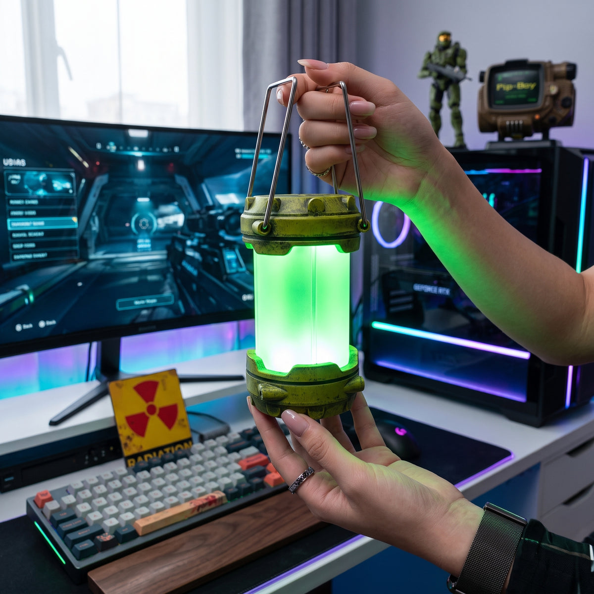 Nuclear Reactor™ Sci-Fi LED Lantern